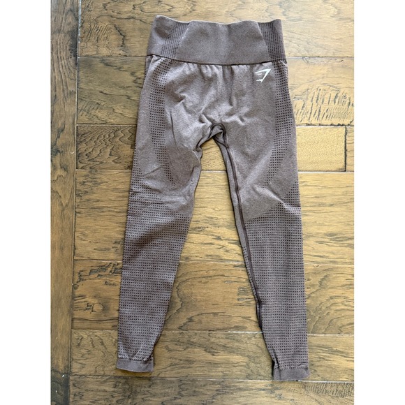 Gymshark Pants - Gymshark Energy+ Seamless Leggings Taupe Marl High Waisted Yoga Pants Small